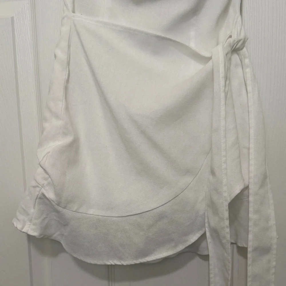 Princess Polly White Strapless Wrap Dress - Picture 7 of 7